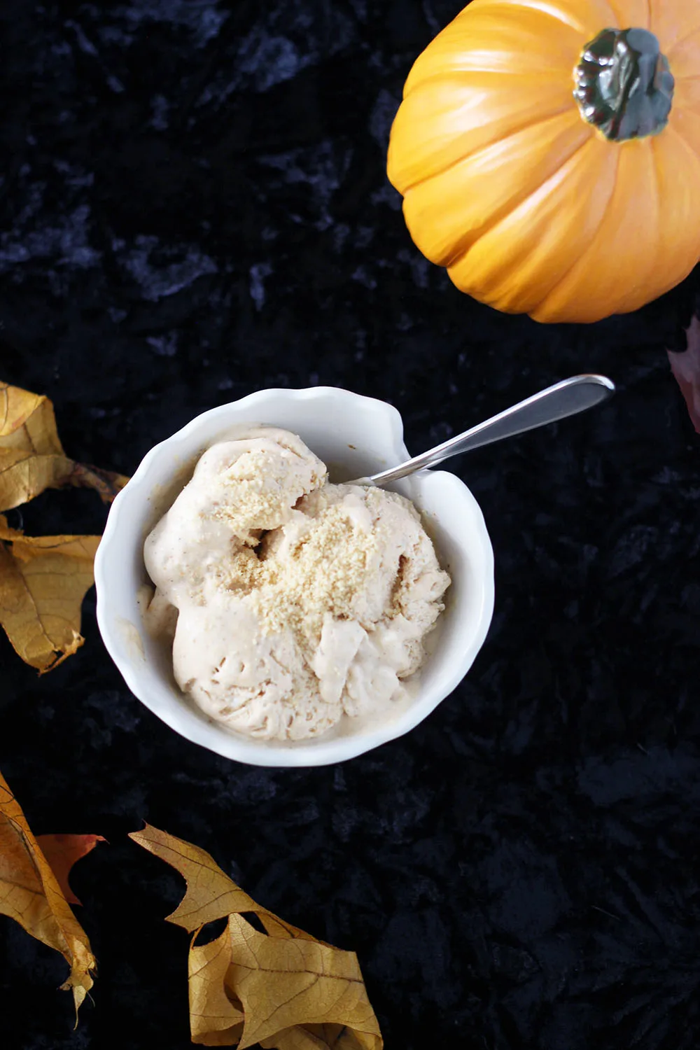 DIY pumpkin ice cream without an ice cream maker. Make homemade pumpkin ice cream with your choice of mix-ins.