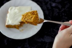 Seriously the best pumpkin squares recipe ever. Moist and delicious.