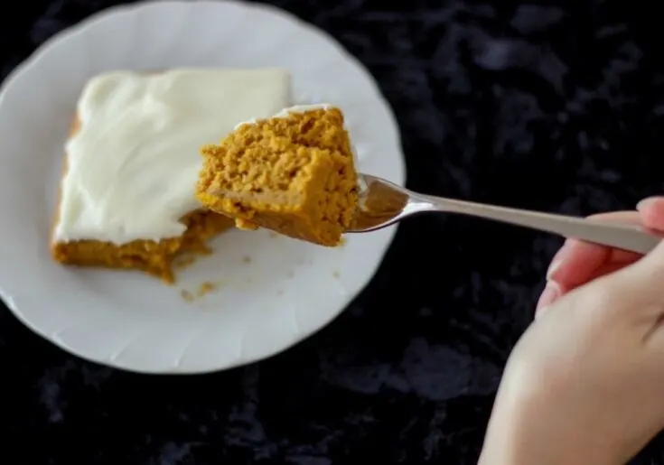Seriously the best pumpkin squares recipe ever. Moist and delicious.