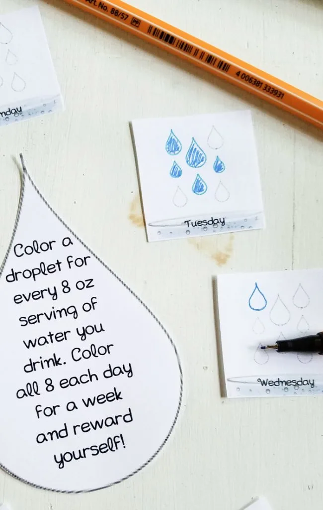 Free Water Tracker Printable (and Tips for Tracking Water Intake!)