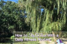 Daily fitness motivation - tips to stay on track