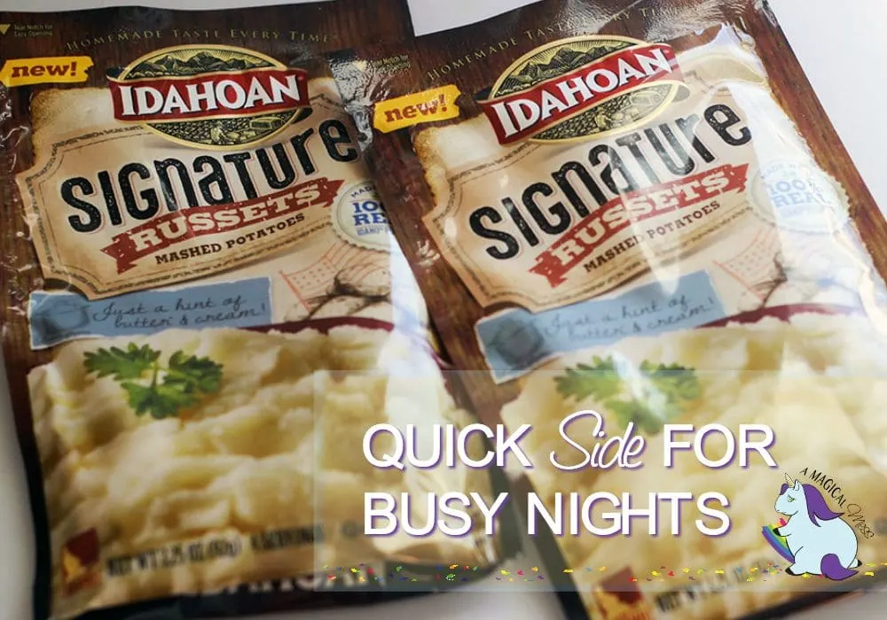 Idahoan Russets mashed potatoes - new to taste even more like homemade