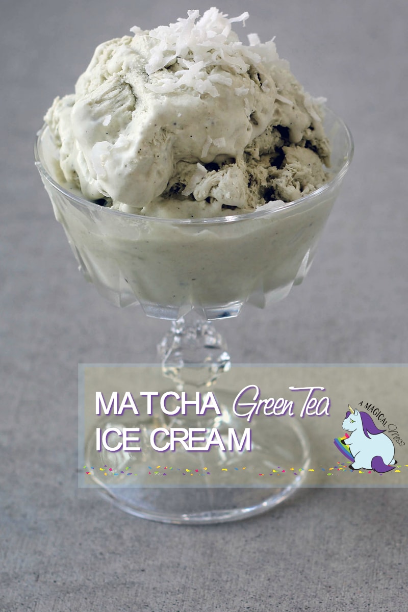 No Churn Green Tea Matcha Ice Cream Recipe
