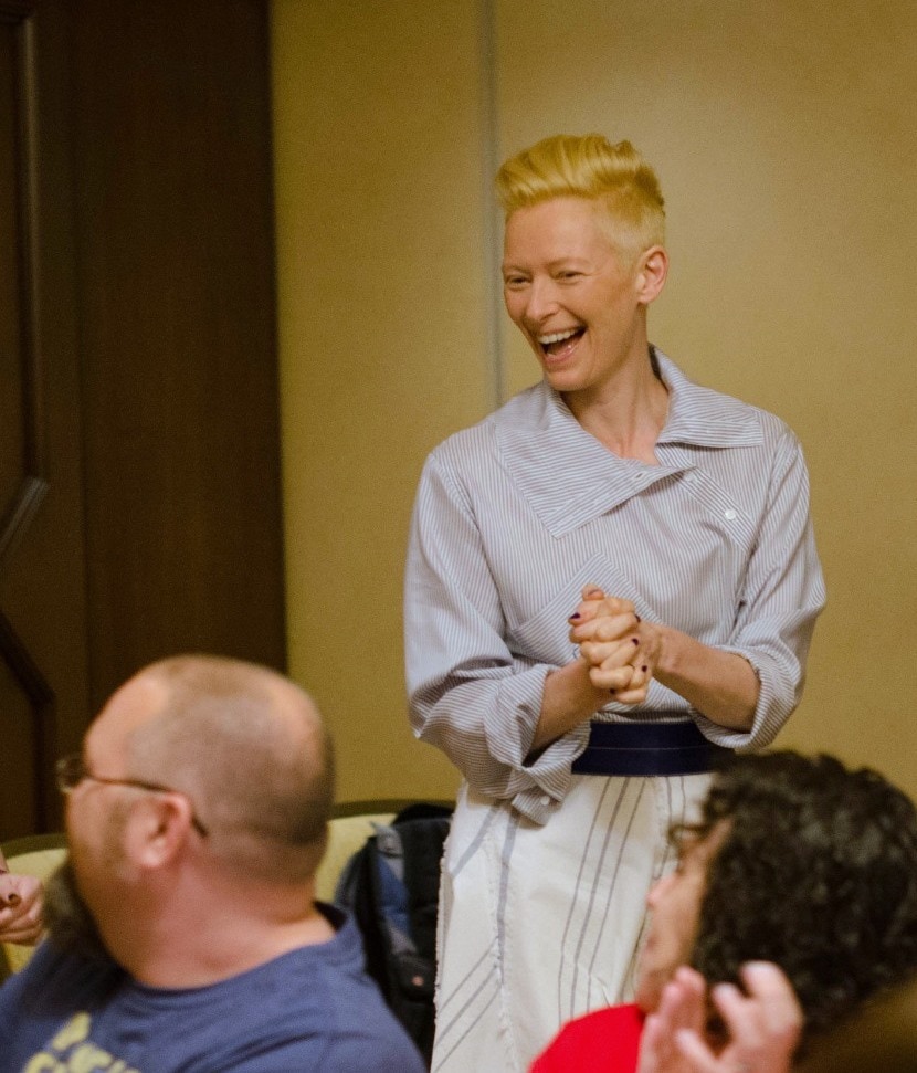 Interview with Tilda Swinton as The Ancient One in Doctor Strange #DoctorStrangeEvent