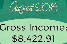 Monthly Blog Income Report - August 2016