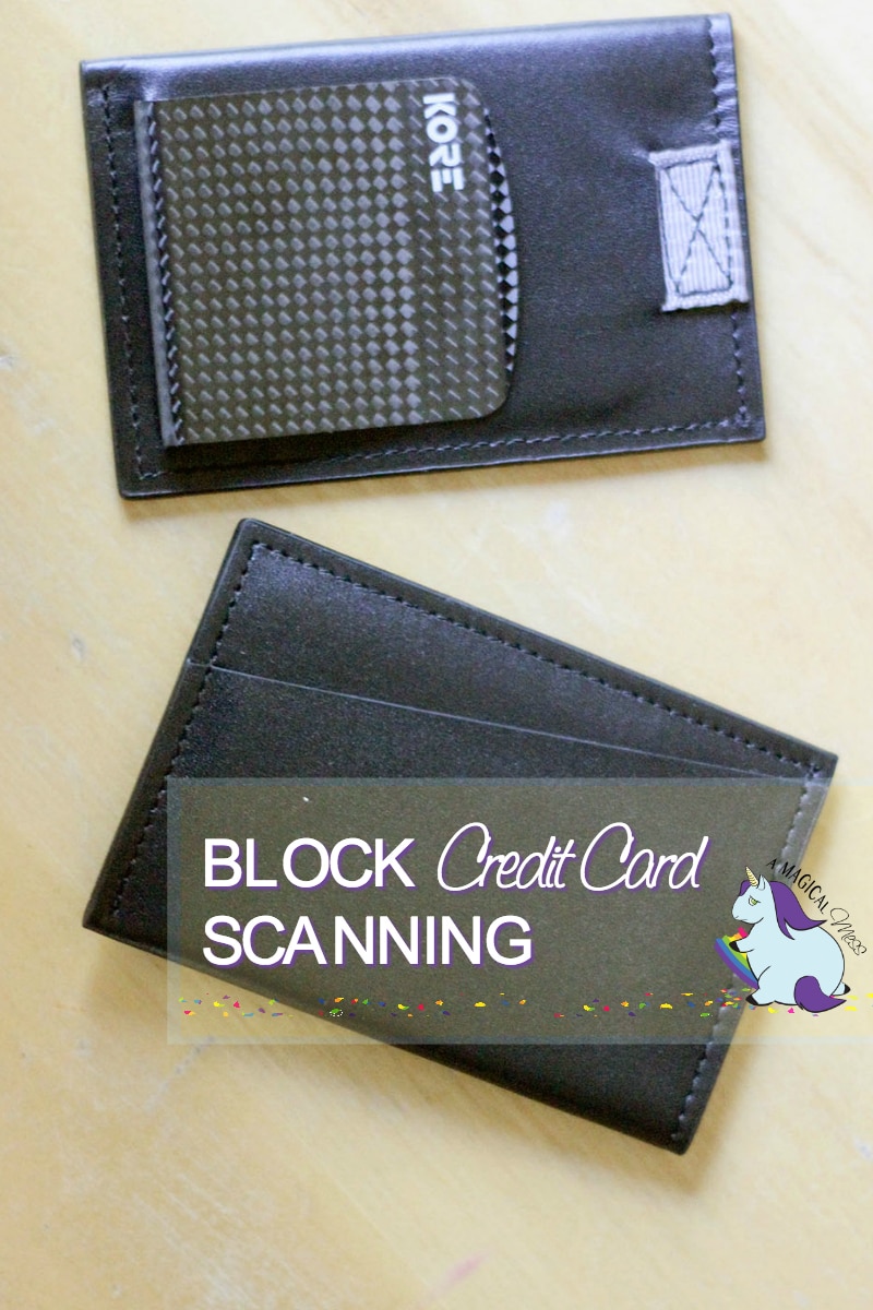Block credit card scanning