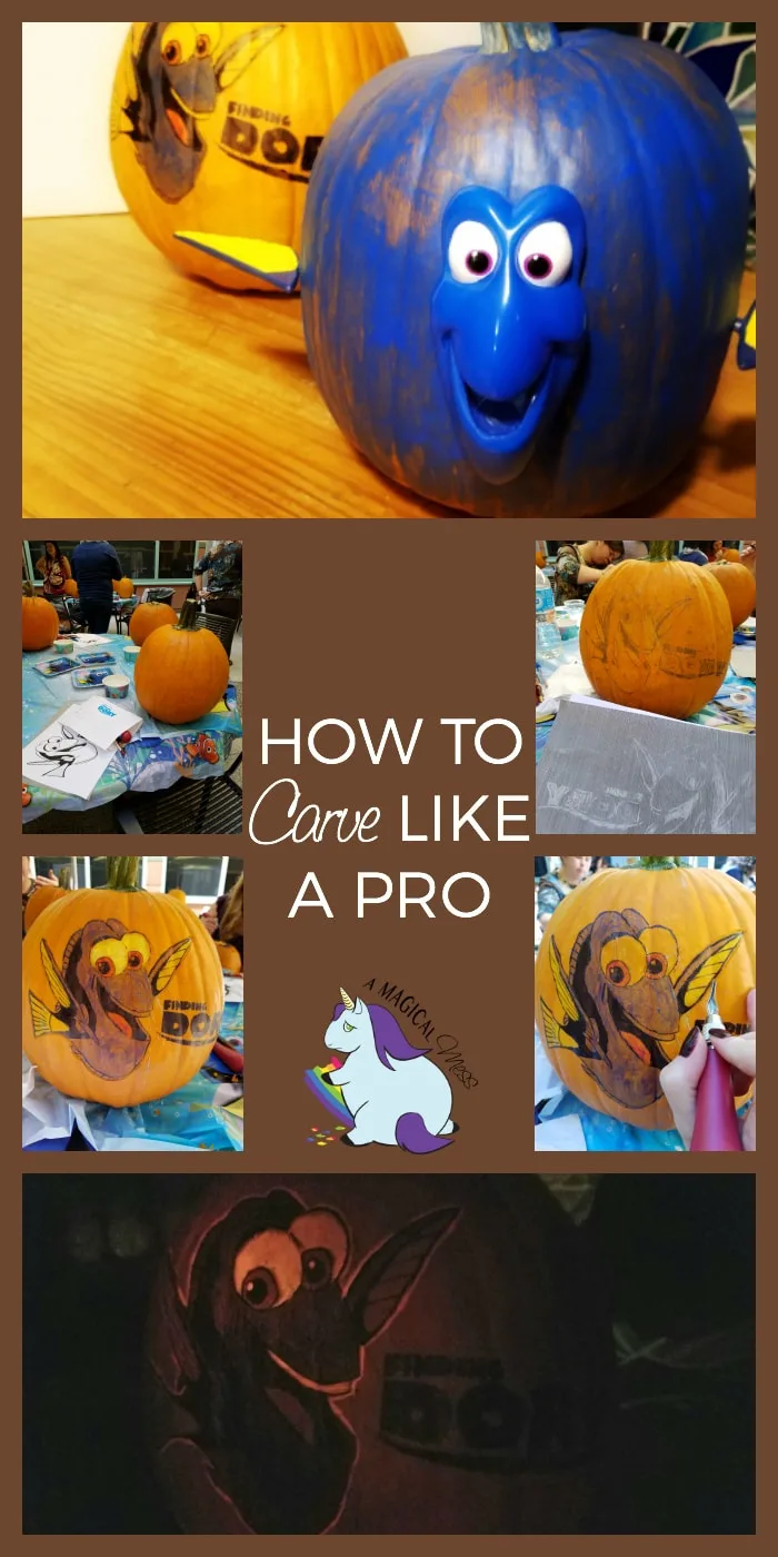 Finding Dory Pumpkin Carving Like a BOSS #FindingDoryBluray