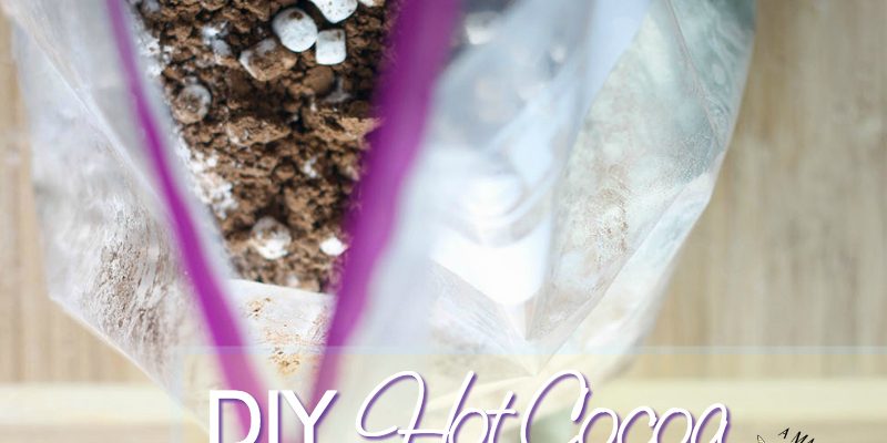 Homemade Hot Cocoa Mix Recipe in a Hefty bag