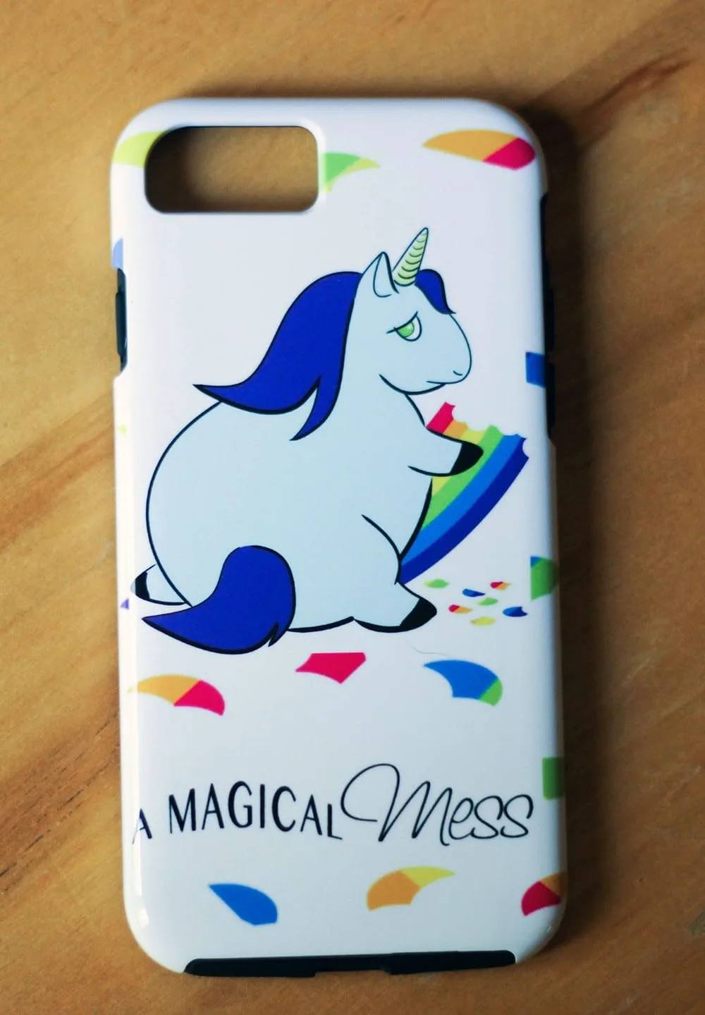 Custom iPhone case with our blog logo