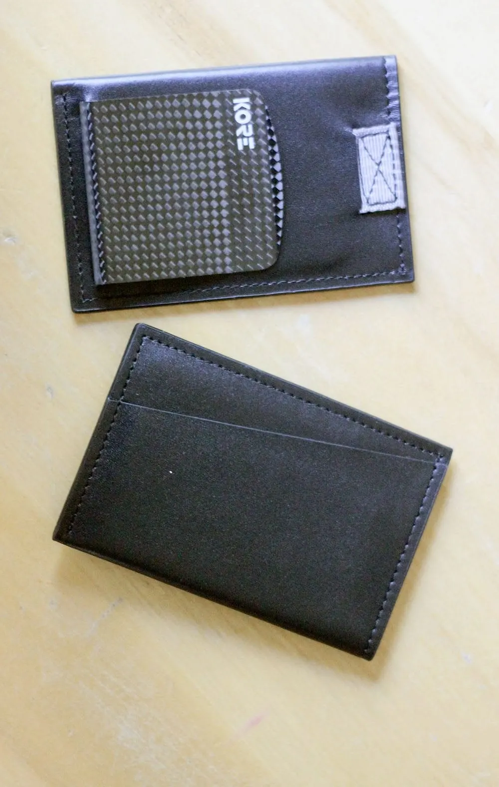 Kore RFID Protected Slim Wallet with Carbon Fiber Money Clip