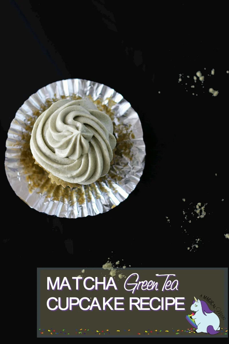 Green Tea Matcha Cupcake with Matcha Frosting