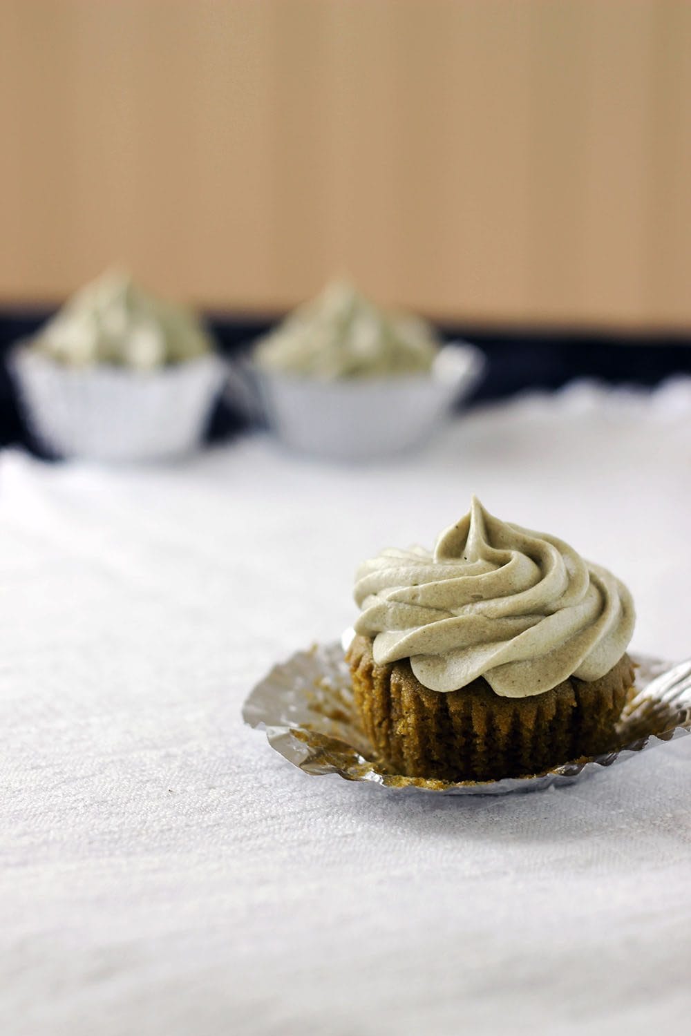 Matcha Cupcake Recipe with Matcha Frosting