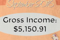 Monthly Blog Income Report - September 2016