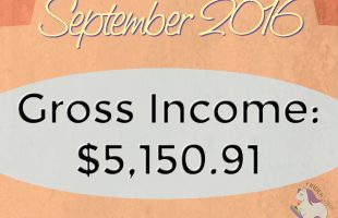 Monthly Blog Income Report - September 2016