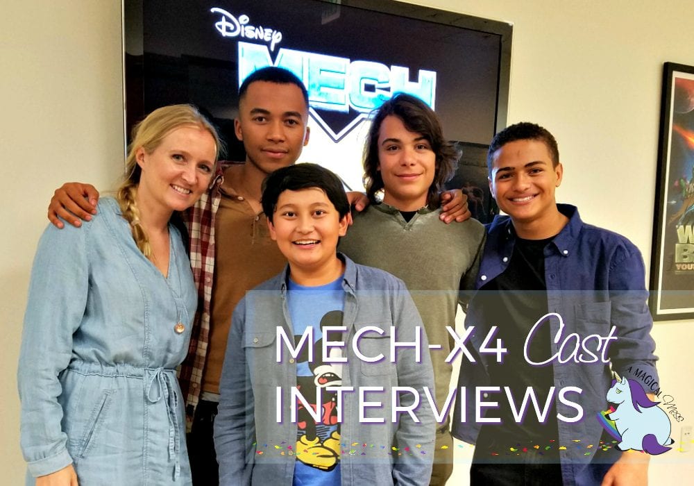 Awesome New Addition to Disney XD Shows - MECH-X4 Cast Interviews #MECHX4Event