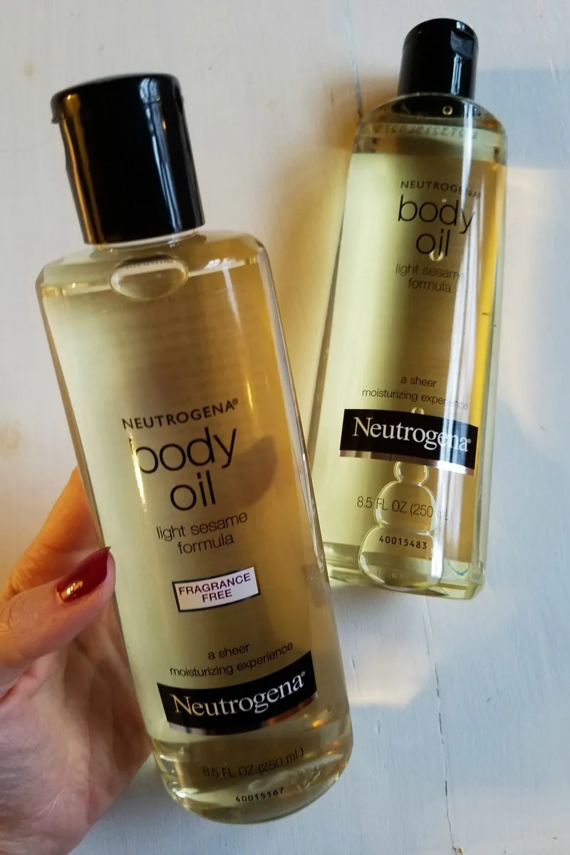 Neutrogena Body Oil Light Sesame Formula, Fragrance Free - 8.5 fl oz bottle