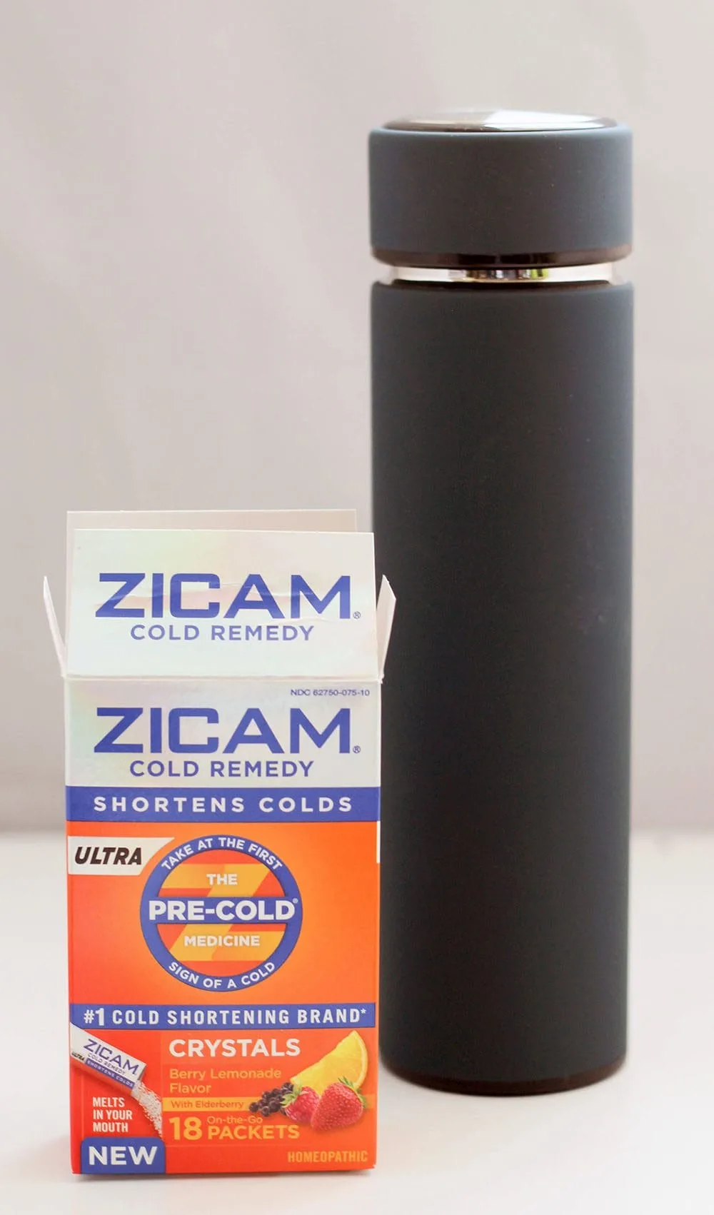 Zicam® Cold Remedy Ultra Crystals to shorten the duration of a cold