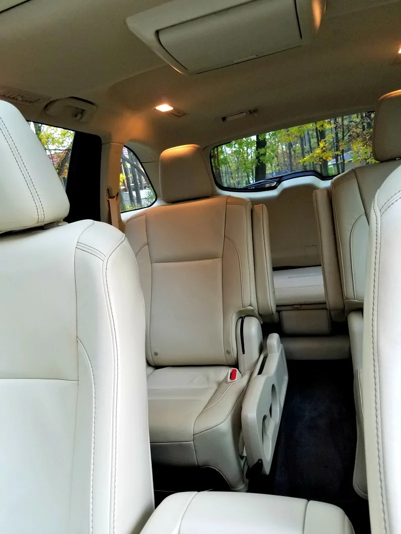Backseats of the 2016 Toyota Highlander XLE - Best SUV for Teens