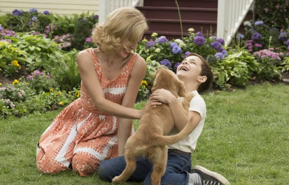 Woman and child in A Dog's Purpose movie