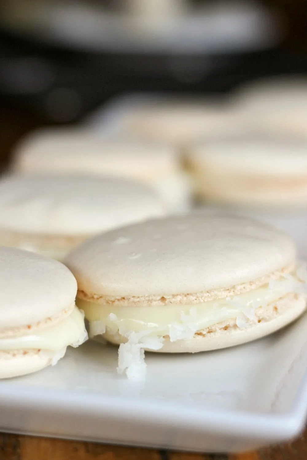 Coconut French Macaron