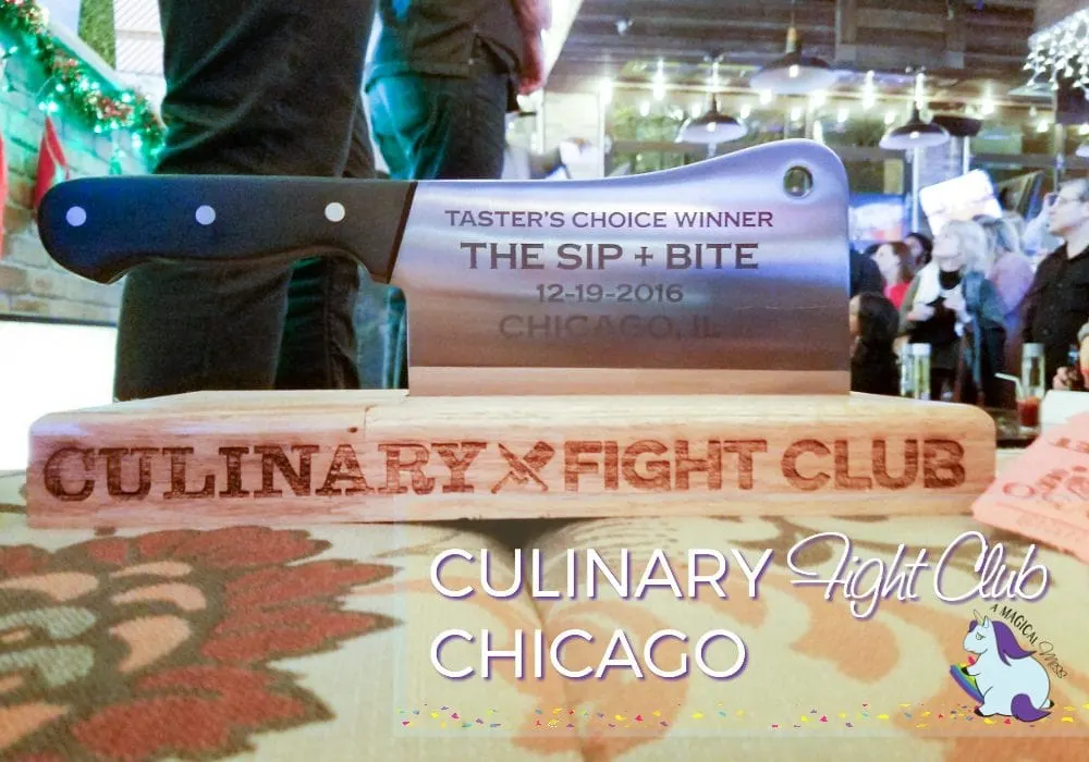 Culinary Fight Club Taster's Choice award.