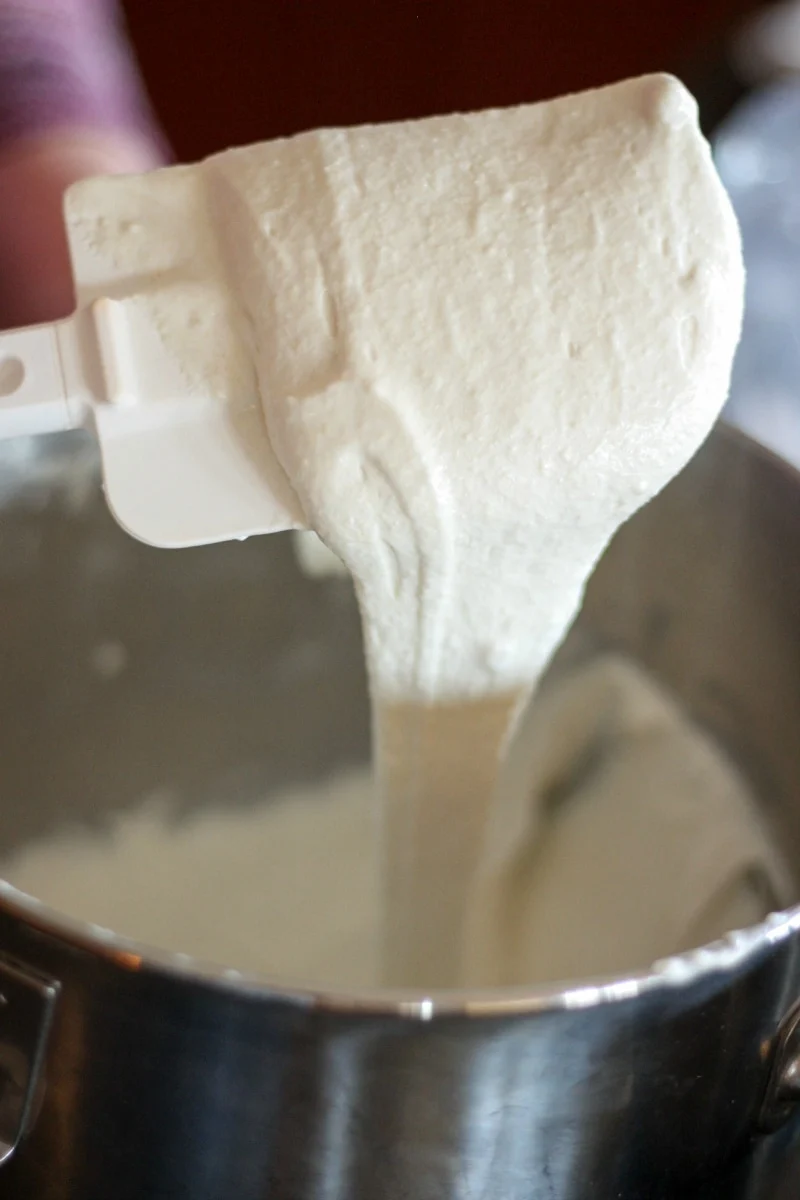 French macaron batter