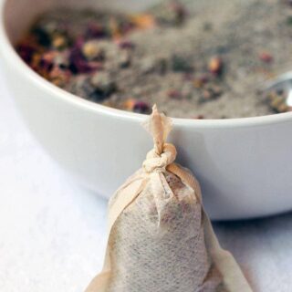 Rose Petal Bath Soak - DIY Tub Tea Bags