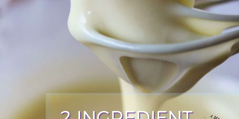 White chocolate ganache