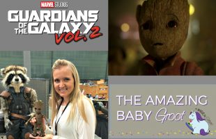 How To Hold Baby Groot On the Set of Guardians of the Galaxy Vol. 2
