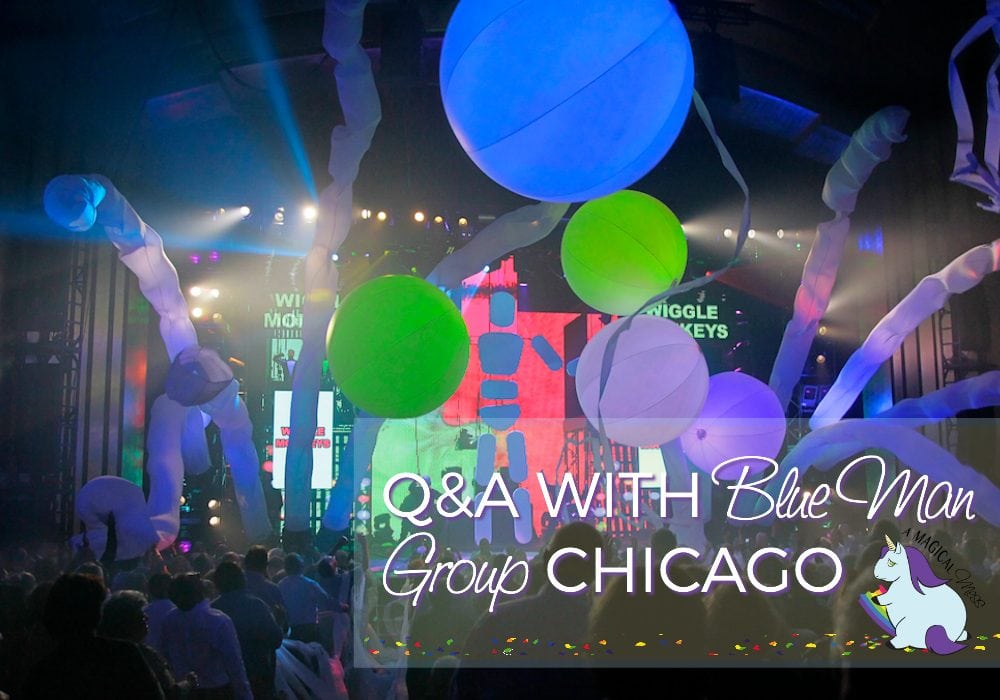 Interview with Blue Man Group Chicago .