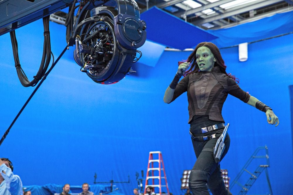 Zoe Saldana Interview as Gamora on Love, Relationships, and Health #GotGVol2