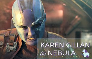 Karen Gillan Interview as Nebula on set of Guardians of the Galaxy Vol. 2
