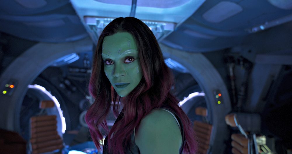 Zoe Saldana Interview as Gamora on Love, Relationships, and Health #GotGVol2
