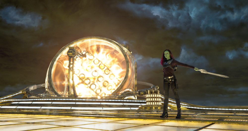 Zoe Saldana Interview as Gamora on Love, Relationships, and Health #GotGVol2