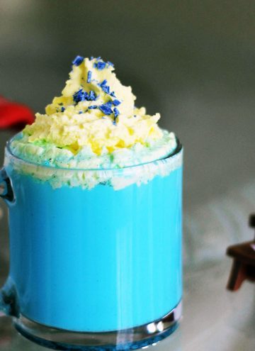 Vanilla Smurfette Blue Drink Recipe for Smurf Fans