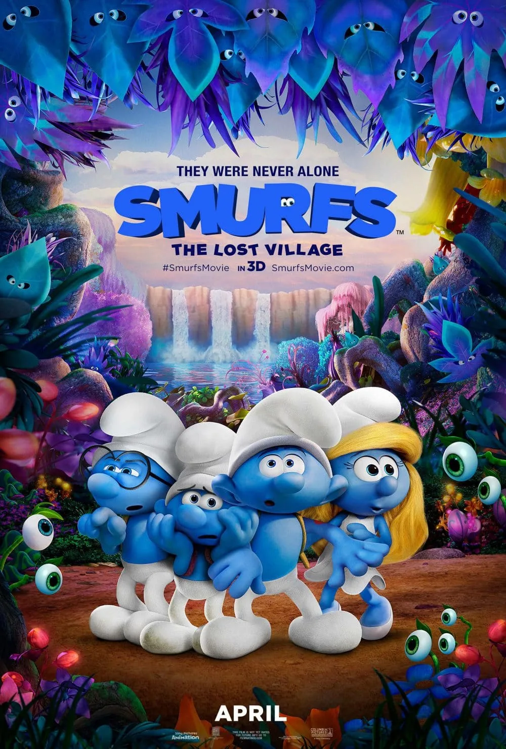 Smurfs The Lost Village movie poster