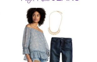 LADIES! Flattering Outfit Ideas and Where to Buy High Waisted Jeans
