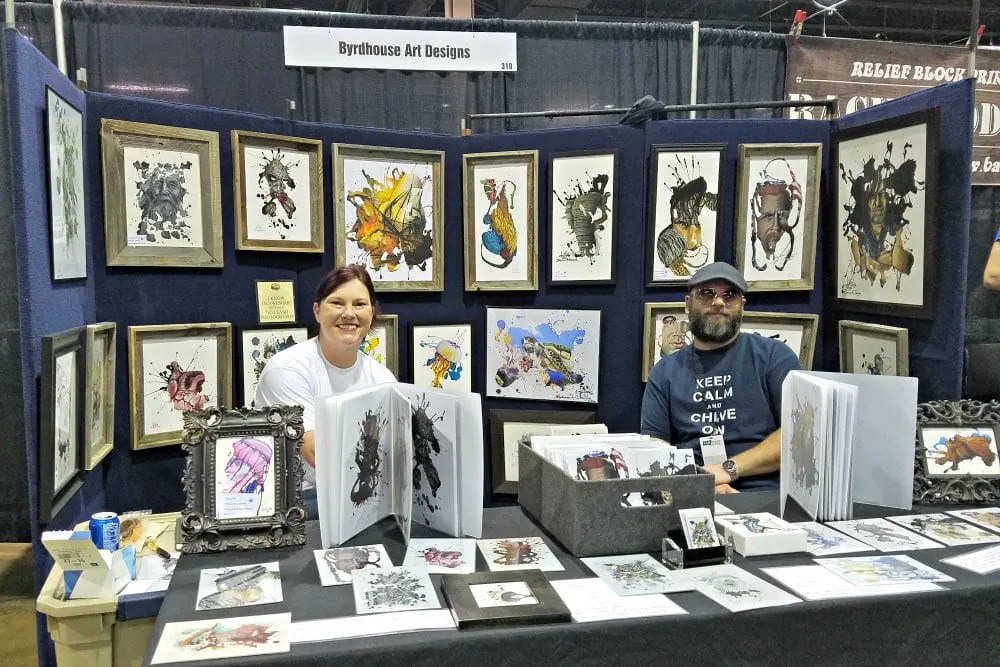 Byrdhouse Art - Heroes & Villains + Walker Stalker Con = Fan Fest Chicago 2017