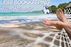 Easy bookkeeping means more relaxing, right? LOL