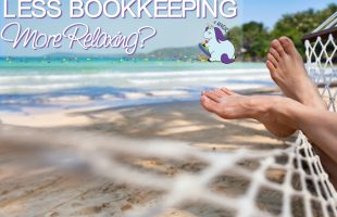 Easy bookkeeping means more relaxing, right? LOL