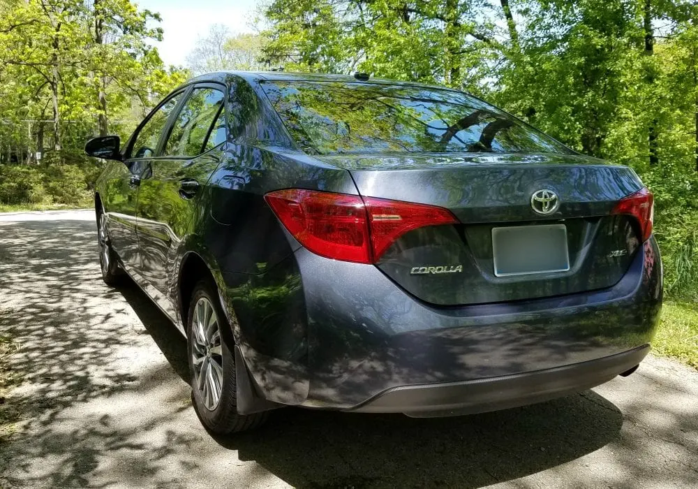 2017 Toyota Corolla back