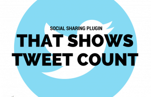 Wordpress Social Sharing Plugin that Shows Twitter Count