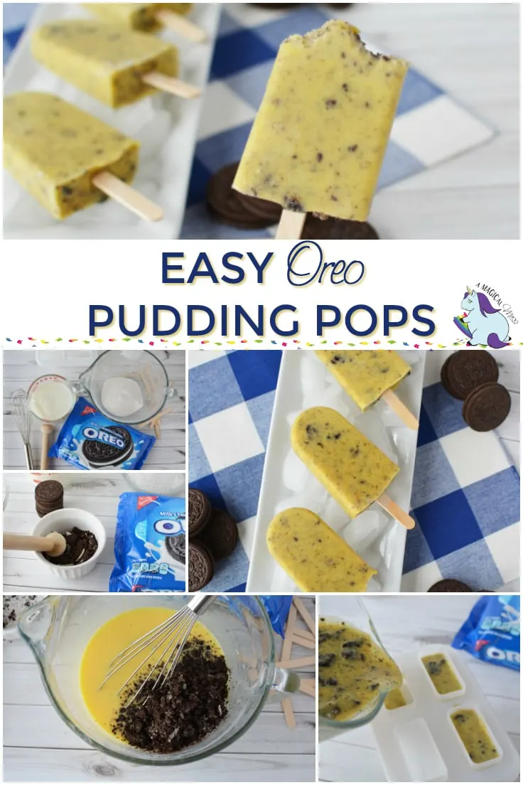 OREO Frozen Pudding Pops Recipe