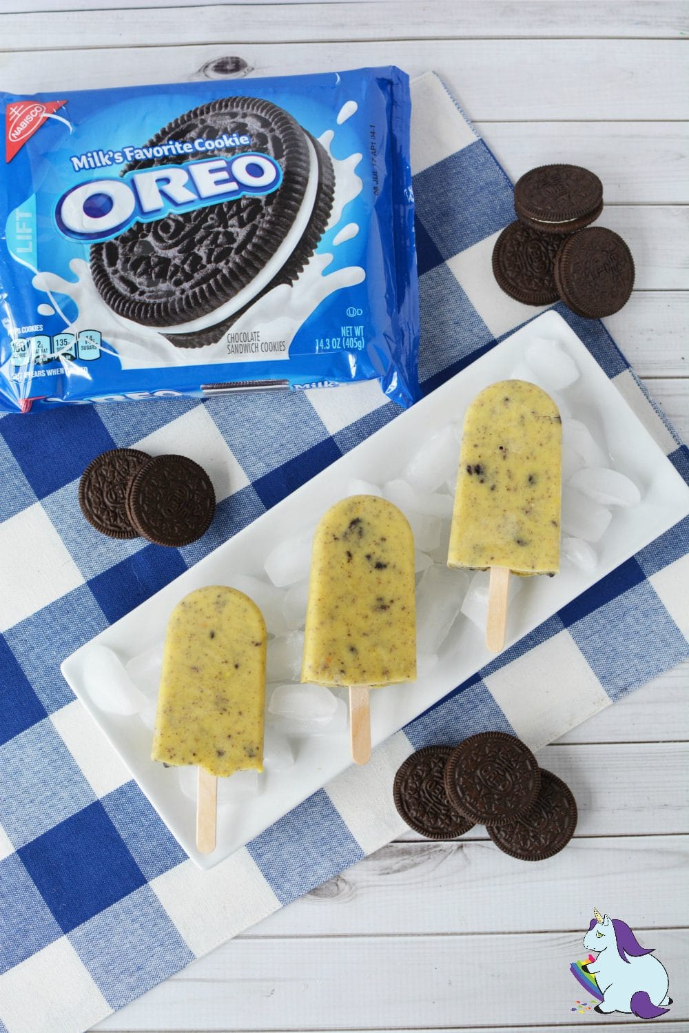 OREO Pudding Popsicles