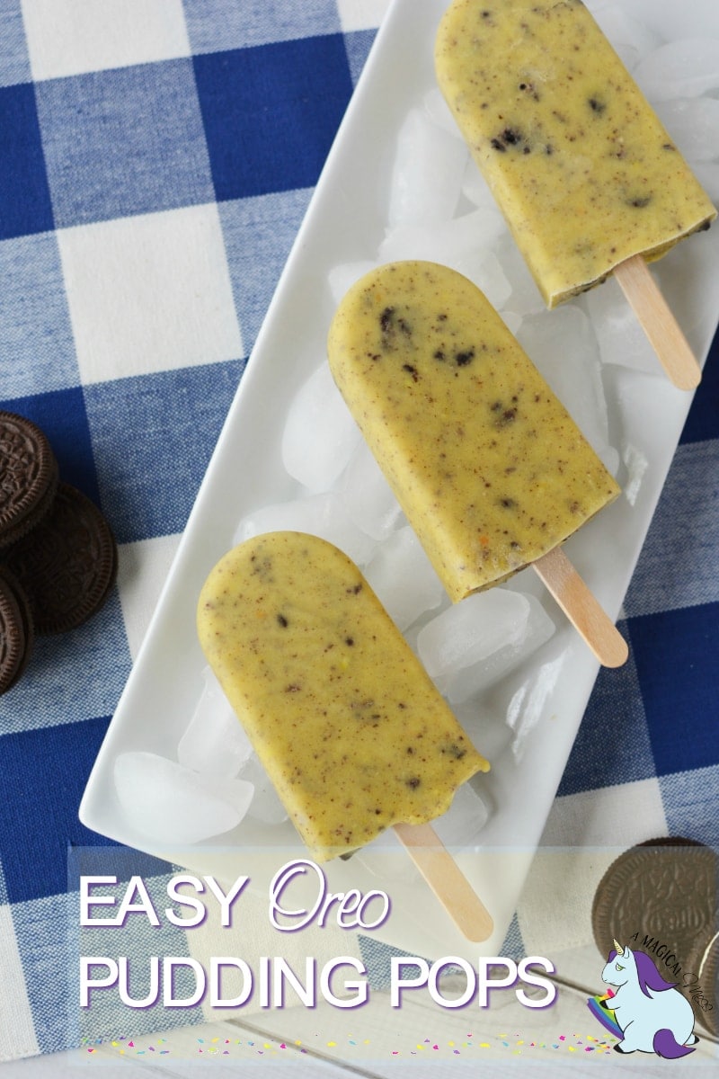 Easy OREO Pudding Pops Recipe