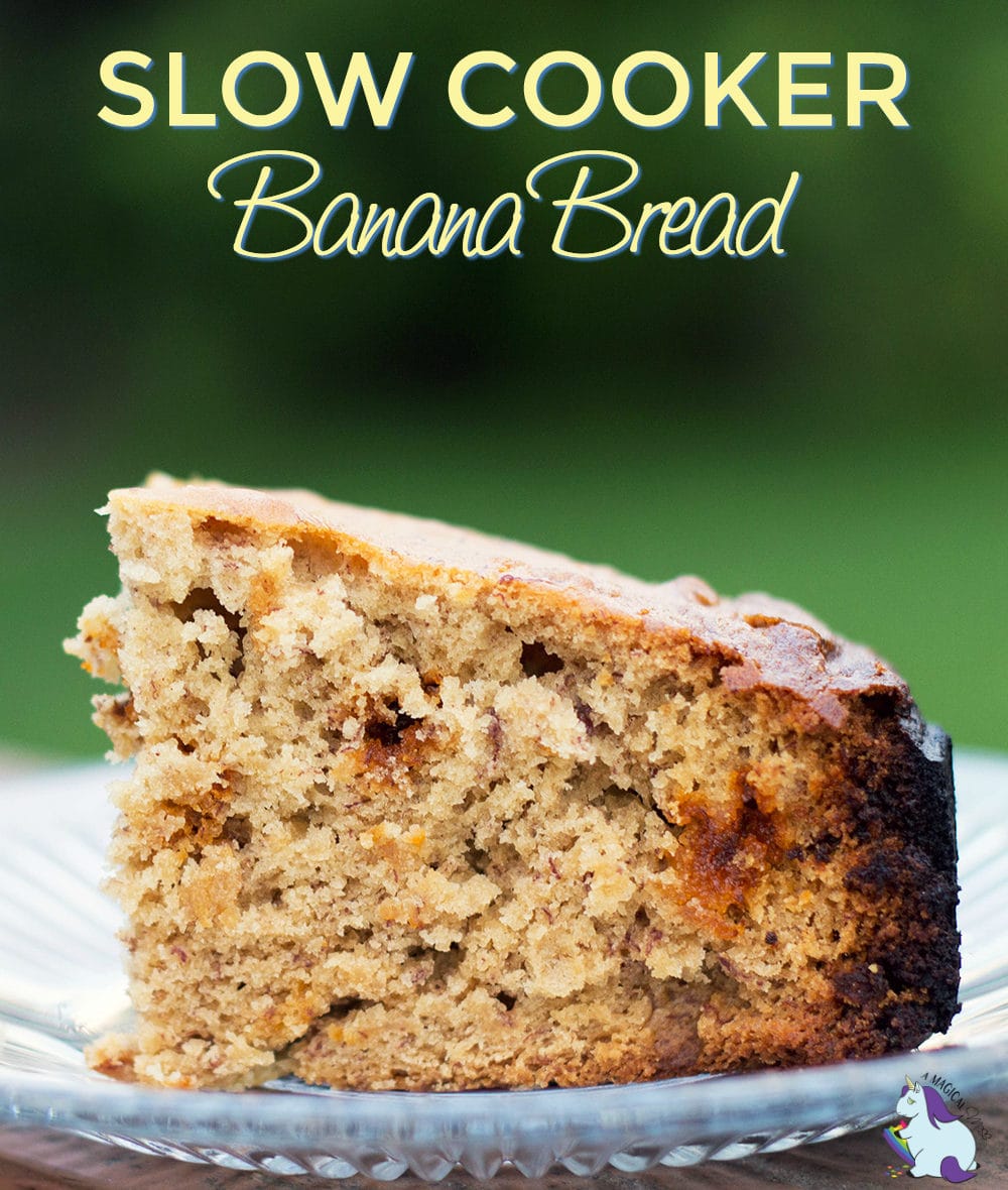 Slow Cooker Banana Bread Recipe with Cinnamon Chips