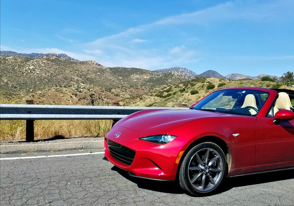 Driving Through Southern California in the 2017 MX-5 Miata RF.