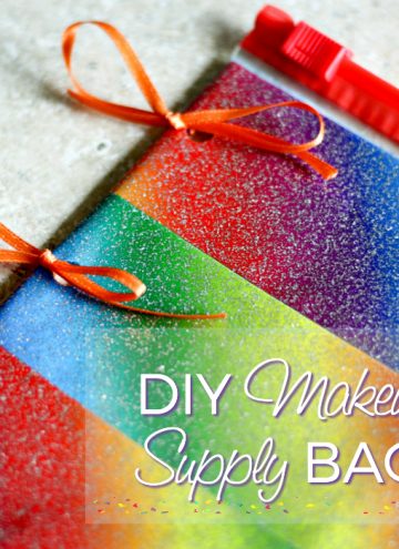 Super Simple, Magical DIY Makeup Bag or Binder Supply Bag