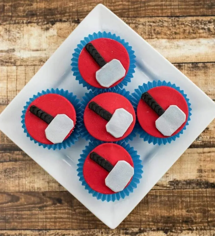 Marvel Cupcakes - Thor Ragnorok Inspired Cupcake Recipe