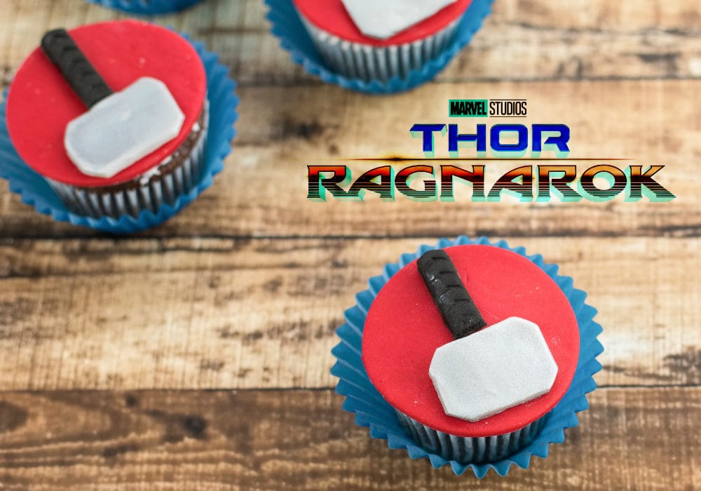 Marvel Cupcakes - Thor Ragnorok Inspired Cupcake Recipe